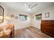 Cozy bedroom with hardwood flooring and natural lighting at 6282 41St N Ave, St Petersburg, FL 33709