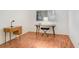 Office area in bedroom with vintage sewing desk and window at 107 Halton Cir, Seffner, FL 33584