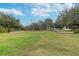 Baseball field in a park with trees and benches, ideal for community sports and recreation at 12716 Evington Point Dr, Riverview, FL 33579