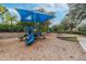 Community playground featuring slides, climbing structures, and shaded areas for fun and relaxation at 12716 Evington Point Dr, Riverview, FL 33579