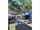 A lively outdoor market scene with colorful tents, food, crafts, and shoppers enjoying a sunny day outdoors at 14116 Trouville Dr, Tampa, FL 33624