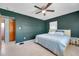 Spacious bedroom with ceiling fan and plenty of natural light from the window at 1732 63Rd N Ave, St Petersburg, FL 33702