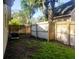 Fenced backyard with lawn at 1841 Georgia Ave, Palm Harbor, FL 34683
