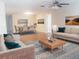 Stylishly staged living room with modern furniture and decor creating a welcoming atmosphere at 1841 Georgia Ave, Palm Harbor, FL 34683