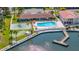 Community pool with lawn bowling and lake access and recreation facilities in a beautiful Florida community at 19029 Us Highway 19 N # 5-14, Clearwater, FL 33764