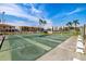 View of the Shuffleboard Court with nearby condo buildings at 19029 Us Highway 19 N # 5-14, Clearwater, FL 33764