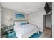 Comfortable bedroom with coastal decor, bright light, and stylish furnishings at 2010 20Th Avenue Pkwy, Indian Rocks Beach, FL 33785