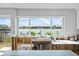 Kitchen sink with a view of the water, natural light, and modern fixtures, ready for upgrades at 2010 20Th Avenue Pkwy, Indian Rocks Beach, FL 33785