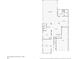 Detailed floor plan of the home's first story featuring a spacious kitchen and open living areas at 2354 Messenger Cir, Safety Harbor, FL 34695