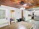 Eat-in kitchen featuring dining area with lots of natural light and view to kitchen at 2928 W Arch St, Tampa, FL 33607