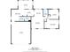 Detailed floor plan showcasing the layout of the home, including room dimensions and configurations at 2956 Sutherland Ct, Palm Harbor, FL 34684