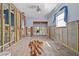 Spacious living room undergoing renovation, offering a blank canvas for custom design and modern upgrades at 301 14Th Ave, Indian Rocks Beach, FL 33785