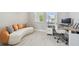 Bright home office with a modern desk, chair, and stylish decor at 33287 Sycamore Leaf Dr, Wesley Chapel, FL 33545