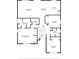 Floor plan of the home's upper level at 4464 Neptune Dr, Hernando Beach, FL 34607