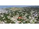 Scenic aerial shot of neighborhood near waterfront with quiet streets, lush greenery, and a tranquil atmosphere at 4609 S Shamrock Rd, Tampa, FL 33611