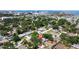 An aerial shot of the home situated in a neighborhood near the bay and local amenities at 4609 S Shamrock Rd, Tampa, FL 33611