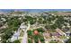 Aerial view of the property in a neighborhood close to the bay and area amenities at 4609 S Shamrock Rd, Tampa, FL 33611