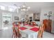 Bright dining room with views to other rooms creating an open feel at 465 Holly Hill Rd, Oldsmar, FL 34677