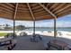 Covered waterfront pavilion with picnic tables and a view of the bay at 4900 Brittany S Dr # 613, St Petersburg, FL 33715