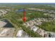 An aerial view of a home near wooded area and preserve at 5102 Coastal Scene Dr, Apollo Beach, FL 33572