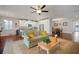 Open concept living room and kitchen with great room effect, perfect for modern living and entertaining at 5102 Coastal Scene Dr, Apollo Beach, FL 33572