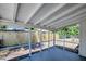 Covered patio with fenced backyard at 6014 S 82Nd St, Tampa, FL 33619