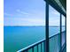 Condo balcony with clear view of the ocean at 6060 Shore S Blvd # 903, Gulfport, FL 33707