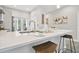 Modern kitchen with hardwood floors at 6433 Werner Ave, New Port Richey, FL 34652