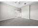 Empty bedroom with ceiling fan and carpet flooring at 807 Callista Cay Loop, Tarpon Springs, FL 34689