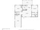 Detailed floor plan showcasing the layout of the home, including room dimensions and connections at 953 Tropical Nw Ave, Port Charlotte, FL 33948