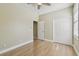 This bedroom has a closet and a window at 9709 Bay Colony Dr, Riverview, FL 33578