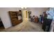 Bedroom with carpeting and a view to bathroom at 9805 110Th Ln, Seminole, FL 33772