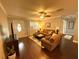 Inviting living room with a window and hardwood floors at 10169 45Th N St, Pinellas Park, FL 33782