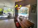 Dining room with a view of the pool and backyard at 10532 Cory Lake Dr, Tampa, FL 33647