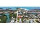 Breathtaking aerial view of a charming waterfront community, perfect for a relaxing coastal lifestyle at 1156 2Nd S Ave, Tierra Verde, FL 33715