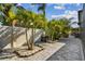 Well-maintained backyard with a paved patio area, offering a blend of functionality and style at 11602 Sunburst Marble Rd, Riverview, FL 33579