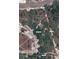 Aerial view showing the lot lines, total square feet, and the surrounding area at 13334 Oldenburg Dr, Hudson, FL 34667