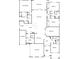 Detailed floor plan showcasing the layout of the home, including bedrooms, kitchen, and living spaces at 13334 Oldenburg Dr, Hudson, FL 34667
