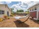 Private backyard with a hammock, lush plants, and plenty of space for outdoor activities and entertaining at 2723 8Th N Ave, St Petersburg, FL 33713