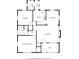 A modern floor plan features an open-concept kitchen, dining, living area, bedrooms and bathrooms at 2723 8Th N Ave, St Petersburg, FL 33713