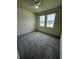 Bright bedroom with carpet, ceiling fan and large windows at 3504 Crooked River Dr, Plant City, FL 33565