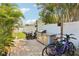 Lush backyard featuring barbecue grill and patio area, excellent for entertaining at 3966 High Bluff Dr, Largo, FL 33770