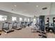 Community fitness center featuring treadmills, elliptical machines, and weight equipment at 4023 Wild Senna Blvd, Tampa, FL 33619