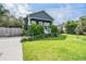 Charming home with lush green lawn, complemented by a well-maintained garden and inviting front entrance at 4205 N Suwanee Ave, Tampa, FL 33603