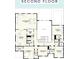 Blueprint of the second floor of this beautiful home at 4208 W Vasconia St, Tampa, FL 33629