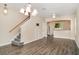 Inviting space with an open floor plan and modern touches, connecting living room and kitchen at 6920 Towering Spruce Dr, Riverview, FL 33578