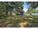 Expansive backyard offers plenty of room for recreation, featuring a playground, pool, and lush greenery at 709 Grand Canyon Dr, Valrico, FL 33594
