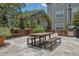 Outdoor patio featuring a grill, dining table with bench seating for outdoor entertaining at 800 S Dakota Ave # 204, Tampa, FL 33606