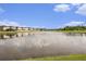 Scenic view of a tranquil pond surrounded by lush greenery and residential homes at 8719 Winning Fields Rd, New Port Richey, FL 34655