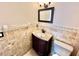 Small bathroom featuring a sink and toilet at 11821 Easthampton Dr, Tampa, FL 33626